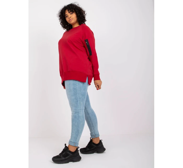 Tunika RV TU 7158.76P tmavě červená