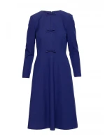 model 21319069 Šaty s mašlí modré - STYLOVE model 21319069 Šaty s mašlí modré - STYLOVE
