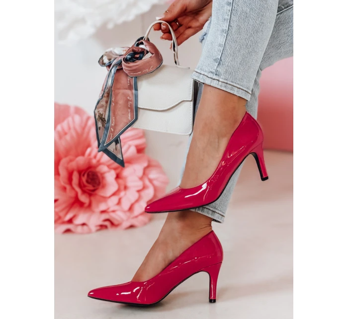 Dámské jehlové podpatky STILETTU fuchsiová FashionStreet ZY0738 Dámské jehlové podpatky STILETTU fuchsiová FashionStreet ZY0738