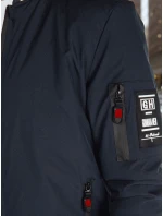 Pánská přechodná bunda bomber modrá FashionStreet TX5015