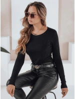 Dámský žebrovaný svetr NOLVIE black FashionStreet MY2492 Dámský žebrovaný svetr NOLVIE black FashionStreet MY2492