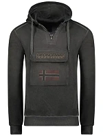 Geografické Norsko Gymclass EO Tiedye Badge M WU8270H-GNO-BLACK mikina