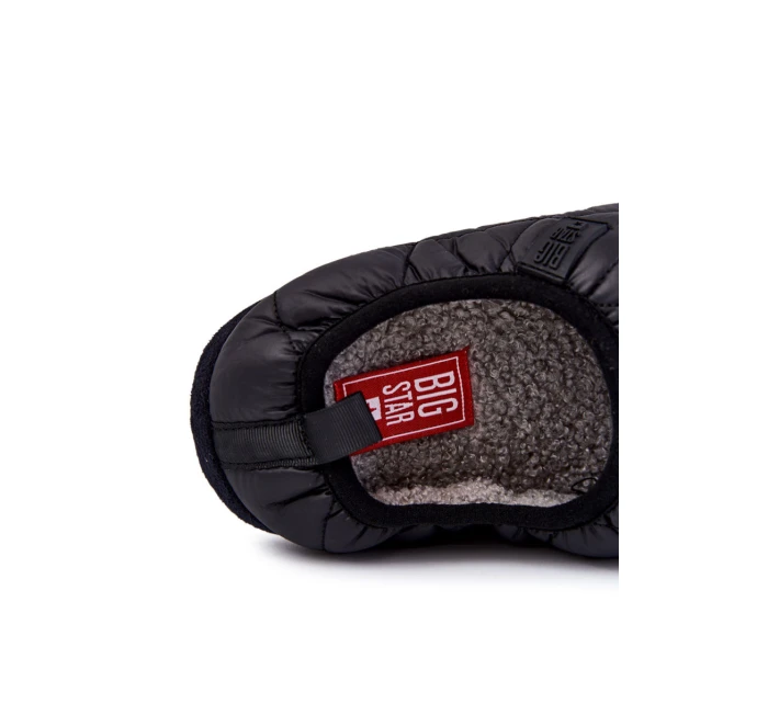 Pánské pantofle Big Star model 21601061 Černé - Big Star Shoes Pánské pantofle Big Star model 21601061 Černé - Big Star Shoes