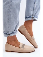 Dámské mokasíny s v béžové barvě model 21643349 - Boto Dámské mokasíny s v béžové barvě model 21643349 - Boto