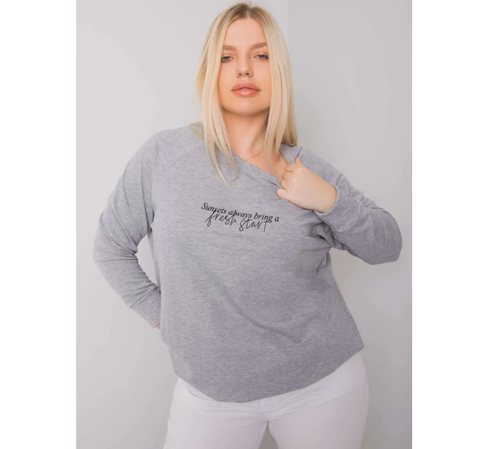 Mikina RV BL 7162.12P šedá