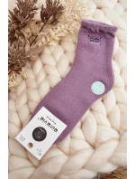Dámské tlusté ponožky fialové Dámské tlusté ponožky fialové