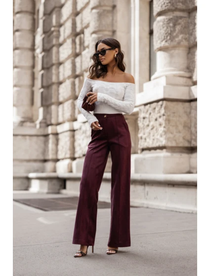 Dámské kalhoty Fern Bordó - LaBalancia