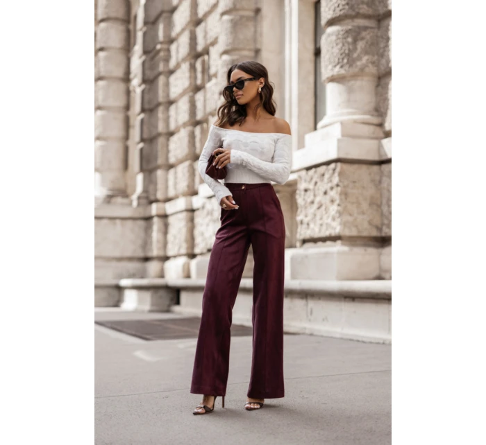 Dámské kalhoty Fern Bordó - LaBalancia