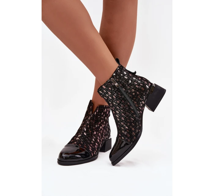 Boty na podpatku  model 219268 Step in style