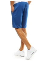 Pánské krátké teplákové šortky modré FashionStreet SX2391 Pánské krátké teplákové šortky modré FashionStreet SX2391