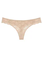 Dámská tanga Amourette Hipster String - YELLOW - sv. béžová 0026 - TRIUMPH