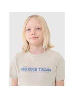 Chlapecké bavlněné tričko 4F 4FJWSS25TTSHM2186-12S Chlapecké bavlněné tričko 4F 4FJWSS25TTSHM2186-12S