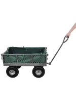 ZAHRADNÍ VOZÍK S PŘÍVĚSEM NA KOLEČKÁCH 270 KG