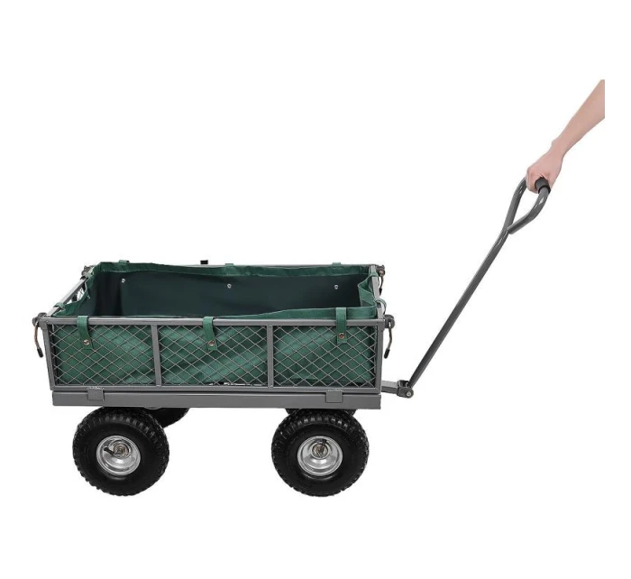 ZAHRADNÍ VOZÍK S PŘÍVĚSEM NA KOLEČKÁCH 270 KG