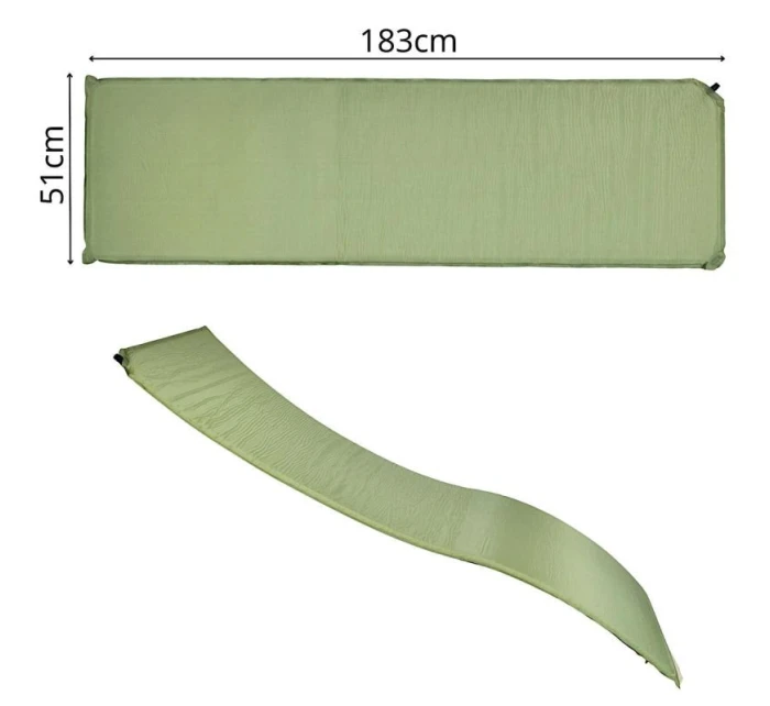 Samonafukovací turistická rohož 183x51x2,5 cm REDCLIFFS