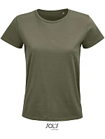 SOL'S Pioneer Women Dámské tričko z bio bavlny 25.3579 khaki SOL'S Pioneer Women Dámské tričko z bio bavlny 25.3579 khaki