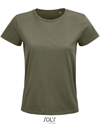 SOL'S Pioneer Women Dámské tričko z bio bavlny 25.3579 khaki SOL'S Pioneer Women Dámské tričko z bio bavlny 25.3579 khaki