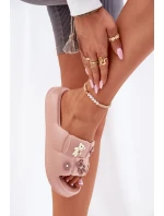 Pěnové Pantofle S Připínáčky Růžové Redienna Pěnové Pantofle S Připínáčky Růžové Redienna