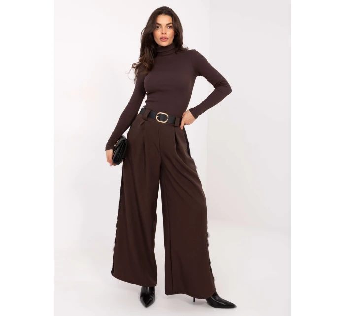 Bluzka RV BZ model 21724629 ciemny brązowy - FPrice Bluzka RV BZ model 21724629 ciemny brązowy - FPrice