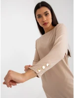 Sukienka TW SK BL model 21764472 beżowy - FPrice Sukienka TW SK BL model 21764472 beżowy - FPrice