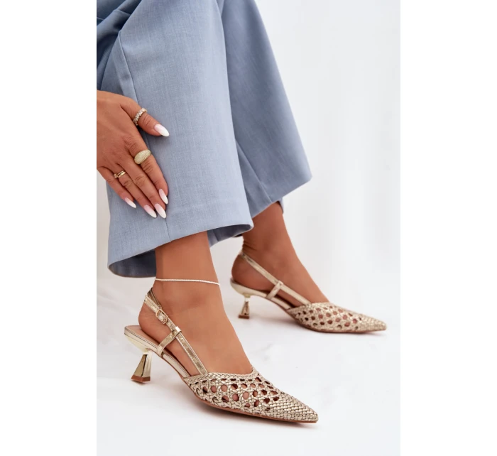 Sandály na podpatku  model 225224 Step in style