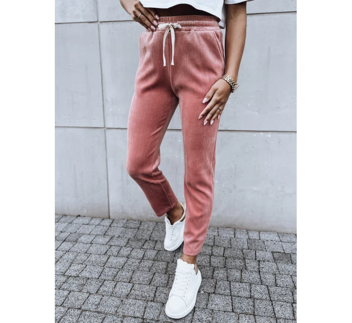 Dámské tepláky růžové model 21970909 - Dstreet Dámské tepláky růžové model 21970909 - Dstreet