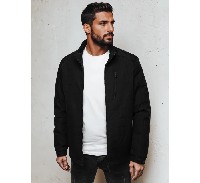 Pánská přechodná bunda černá model 21982960 - Dstreet Pánská přechodná bunda černá model 21982960 - Dstreet