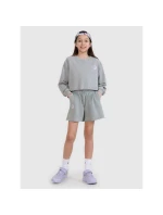 Dívčí mikina bez kapuce 4F 4FJWSS25TSWSF1504-25S Dívčí mikina bez kapuce 4F 4FJWSS25TSWSF1504-25S