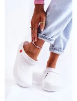 Dámské světlé pantofle Big Star model 21593824 Bíle - Big Star Shoes