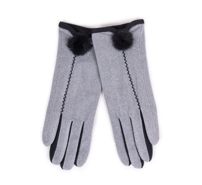 Yoclub Dámské rukavice RES-0154K-665C Grey