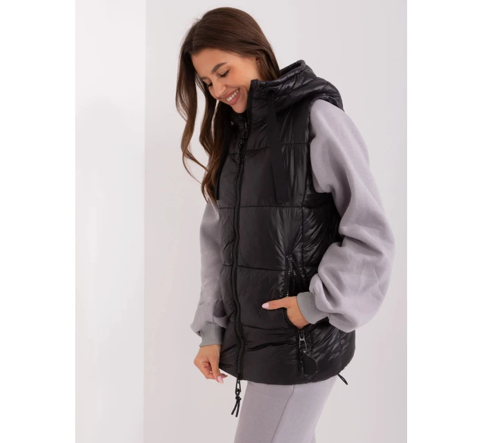 Dámská vesta D50048X80113A2 Černá - FPrice