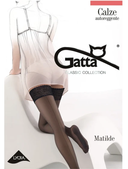 Dámské samodržící punčochy  20 den model 7456632 - Gatta