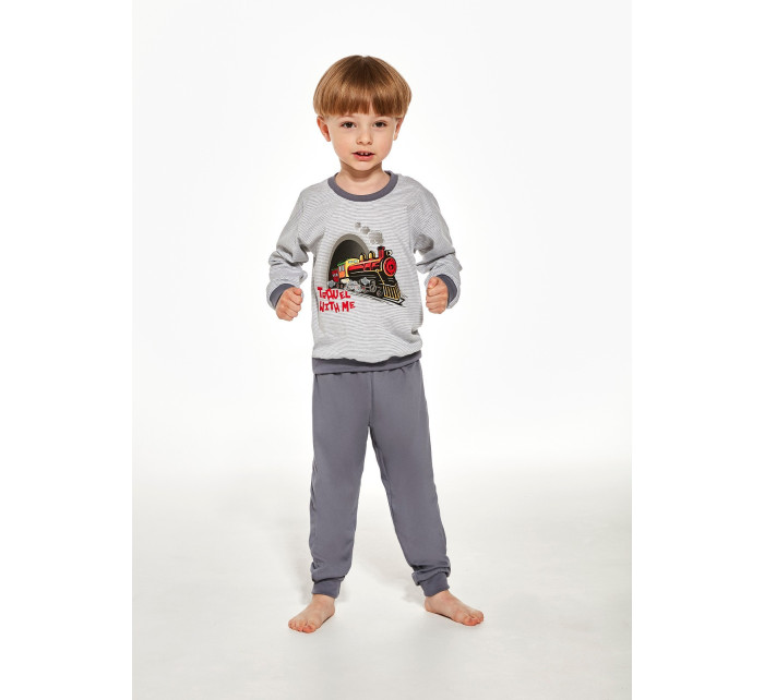 Chlapecké pyžamo Cornette Kids Boy 478/145 Train dł/r 86-128