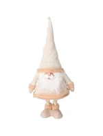 ZLATÝ MEDVĚD NA TELESKOPICKÝCH NOHÁCH 30X18X100CM ZLATÝ