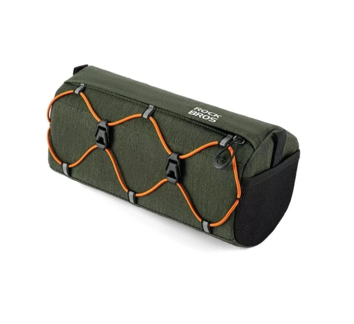 Brašna na kolo zelená model 21852178 l na řídítka - Rockbros