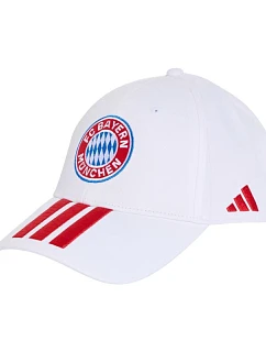 Dětská kšiltovka adidas FC Bayern Mnichov, bílá, KT3396