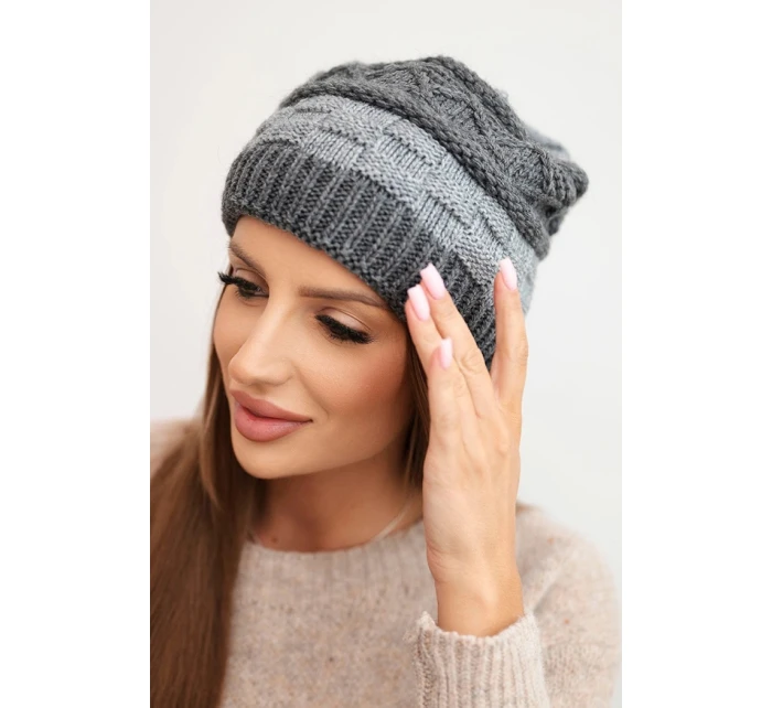 Čepice s rolováním Magda K293 camel