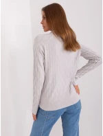 Sweter AT SW model 18895599 jasny szary - FPrice