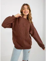 Mikina EM BL 617 model 17964046 hnědá - FPrice Mikina EM BL 617 model 17964046 hnědá - FPrice