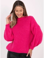 Sweter MI SW model 21801845 fuksjowy - FPrice Sweter MI SW model 21801845 fuksjowy - FPrice