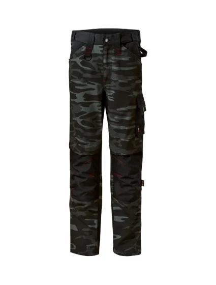 Vertex Camo pracovní kalhoty pánské camouflage dark gray