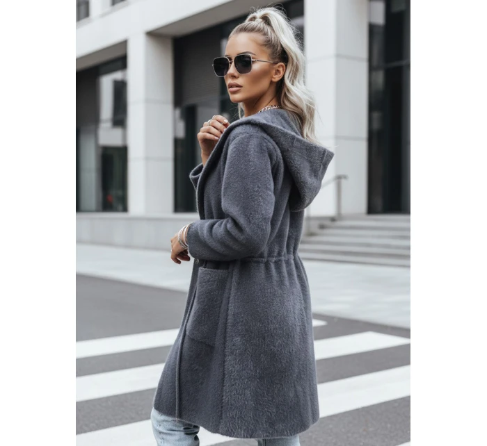 Dámský kabát šedý Dstreet model 21963740 - FashionStreet
