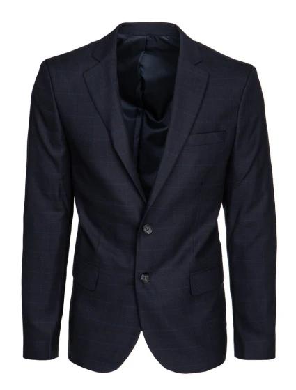 Pánské jednořadové námořnicky modré sako Dstreet MX0623