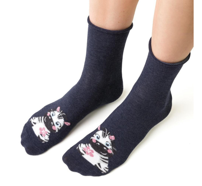 Vzorované netlačící ponožky model 16125214 3540 - Steven