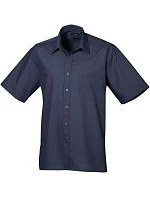 Premier PR 202 Popelínová košile s krátkým rukávem 39.0202 navy Premier PR 202 Popelínová košile s krátkým rukávem 39.0202 navy