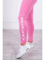 Brooklyn legíny kalhoty světle růžové