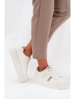 Dámské Sneakersy Na Platformě Big Star SS274346 Bílé Dámské Sneakersy Na Platformě Big Star SS274346 Bílé