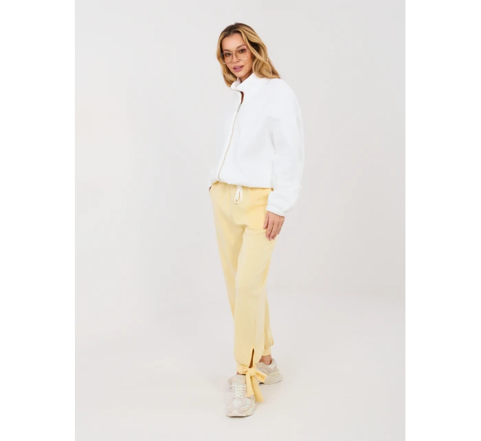 Spodnie IT SP model 21902599 jasny żółty - FPrice Spodnie IT SP model 21902599 jasny żółty - FPrice
