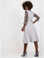 Šaty LK SK 507860.82P světle šedá Šaty LK SK 507860.82P světle šedá