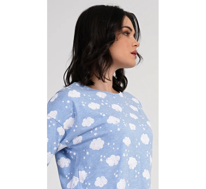 Dámské pyžamo dlouhé Obláček Dámské pyžamo dlouhé Obláček